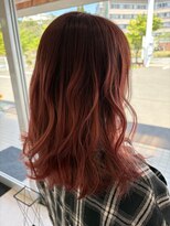 モルフ 富谷店(Morph)&nbsp;ミディアム　巻き髪　グラデーション