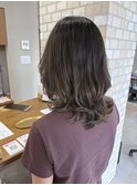 バレイヤージュシルバー