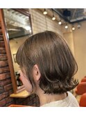 軽やかな大人可愛い外ハネくびれボブ【373スタイル】