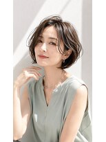 アッシュ 学芸大学店(Ash)&nbsp;ショートボブ/大人女性/シアーグレージュ/白髪ぼかし/脱白髪染め