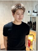 スパイキーショート/ブロンド/ブリーチカラー/抜きっぱなし