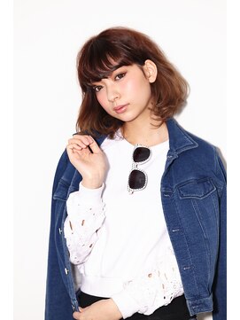 ヘアサロン ドットプラス 町田店(dot. plus) ボブ×耳掛けワンカール×クールベージュ【dot.plus 町田】