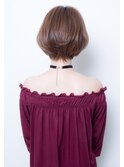 大人可愛いショートボブ