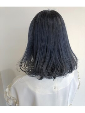 ヘアーサロン ツミキ(HAIR SALON TSUMiKi) コバルトブルー マカロン巻き