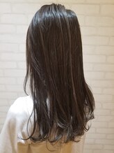 ヘアー アンド ケア コットン(Hair＆care cotton) 明度差ハイライト×アッシュ