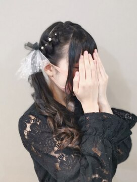 ヘアセットサロン ミント(Hair set salon MINT) 編み込みツインテール
