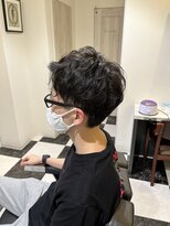 ルシードスタイル クリザンテーム&nbsp;クセ毛風の大人のパーマスタイル