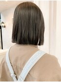 福山 髪質改善ストレートパーマ人気Caary切りっぱなしボブ