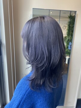 ダブル アンダーバー サロン(W_SALON) 【W_SALON 河原町】ラベンダーグレージュ/透明感カラー