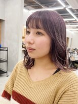 テトヘアー(teto hair)&nbsp;オイモカラー　オクレ毛　パープル