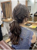 【ヘアセット RICCA 家田】大人ローポニーアレンジ♪