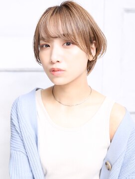 クラッチ 博多(CLUTCH) 大人可愛い小顔美髪ナチュラルグラデーション丸みショートA5