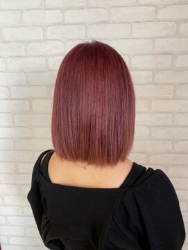 ビス ヘア アンド ビューティー 西新井店(Vis Hair＆Beauty) 透明感抜群♪ダブルカラーブリーチハイトーンピンクブラウン