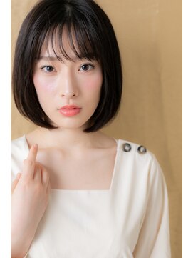 カバーヘア ブリス 北浦和(COVER HAIR bliss) シースルーバングヘルシースタイル大人ボブY北浦和20代30代40代