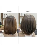 カミケン 清明店(kamiken.)&nbsp;さらツヤ透明感ベージュ美髪ショートボブ【カミケン清明店】