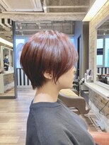 クロワ(croix) ショートボブ/ミニボブ×艶カラ-