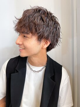 テトラ バイ ネオリーブ 横浜西口店(tetra by neolive) ツイストスパイラルパーマメンズマッシュ☆横浜