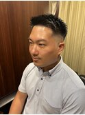 スキンフェード　ソフトモヒカン　田町　理容室　床屋　ショート