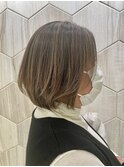 【白髪ぼかし】40代50代60代レイヤーボブ/ボブ/ハイライト