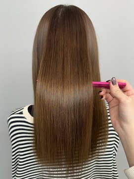 ヘアーアンドビューティーザ エフ(Hair Beauty the F) *艶髪_METEO_髪質改善トリートメント_アッシュブラウン_m51