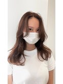 柔らかいレイヤースタイル