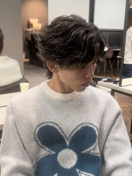 スキル(SKILL) 【SKILL】ツーブロック刈り上げショートメンズパーマハイライト