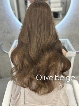 エヌアイ オモテサンドウ(ni omotesando) オリーブベージュ オリーブカラー 透明感カラー 赤みなしカラー