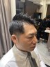 シンプルカット＋フェードカット＋まゆカット【ここまでやるから床屋が1番】