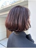 ピンクブラウン・イルミナカラー・艶ブラウン
