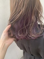 ボタニウム バイ アールサロン(BOTANIUM by RrSALON)&nbsp;かわいいインナーカラー×パープル☆
