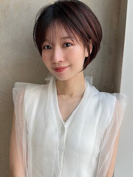 アフロート ルヴア(AFLOAT RUVUA) みねスタイル♪ 似合わせ ショート ボブ 30代 40代 小顔 新宿