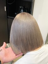 ロイス 神宮前(ROIS)&nbsp;ケアブリーチ/ミルクティーベージュ/髪質改善トリートメント/