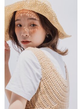 アンジュール 鹿児島中央店(UNJOUR.) 外ハネ×柔らかベージュ