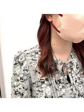 リトン(reton) インナーカラー×ピンク系カラー/ピンクブラウン