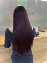 ローレン(LOREN)&nbsp;イメチェン/ホワイトブロンド/外ハネボブ/ワイドバング/栄/久屋