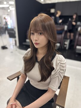 ハピネス 梅田茶屋町店(HAPPINESS) 韓国ヘア/レイヤー/顔周りカット/ブリーチなしカラー/髪質改善