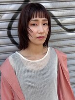 スリー スタンド(THREE STAND) 大人可愛いワイドバング/ワインレッド/ボブレイヤー/ボブウルフ