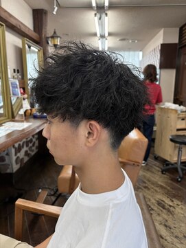 アート(art) ツイストスパイラルパーマ/メンズマッシュ