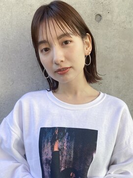 サーカス バイ ビュートリアム 青山(CIRCUS by BEAUTRIUM) 30代・40代 ボブ ミディアム レイヤー 外はね 結べるボブ