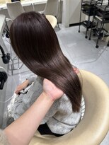 ロンドルピナス 小倉(Lond Lupinus)&nbsp;ミディアムヘア暗めカラー/デザインカラー/フェイスフレーミング