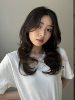 キーチェ 梅田中崎町(keych)&nbsp;レイヤーカット/ミディアム/カラー/縮毛矯正/大阪梅田/中崎町