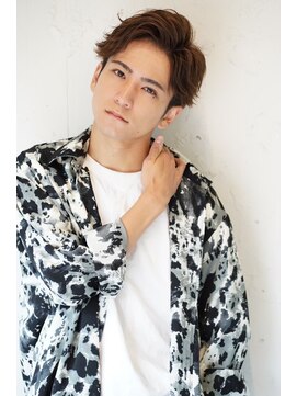 ロミーオム 本厚木(ROMMY. Homme) フェザーパーマショートスタイル