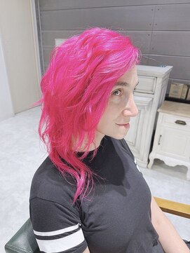 デイズ(days) 派手髪蛍光ビビッドピンク