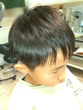 キッズのツーブロック