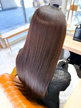 髪質改善うる艶ストレート