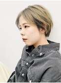 シャンパンベージュショートレイヤー〔表参道/青山 drop〕