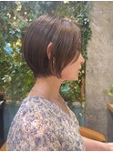 髪質改善/大人ガーリー/似合わせカット/ショートボブ前髪/大宮