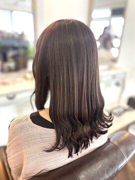 スニップヘア(snip hair) ハイライト×チャイシナモン