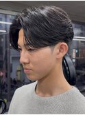 フェザーショート　シースルー/コンマバング/フェザーパーマ