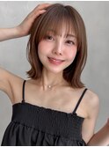 サイドバングくせ毛風カールワンホンレイヤー艶感#604g0603